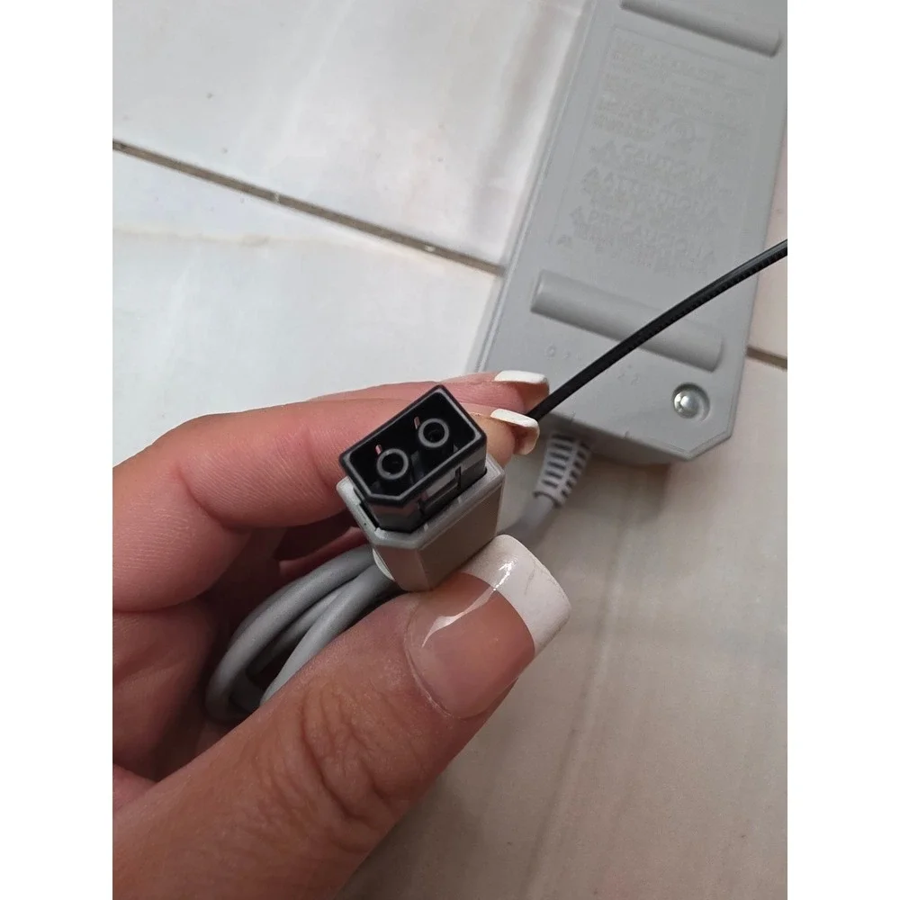 Nintendo Wii AC Adapter RVL-002 USA OEM Power Supply Cord Grey 12V 3.7A‎ A4